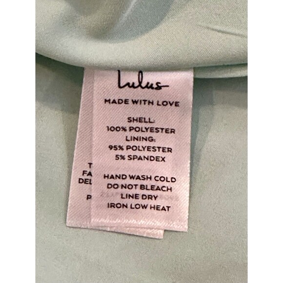 Lulus "Definitely Flirty" Green Floral Textured Skater Dress Size M Medium NWT!! - Picture 6 of 6